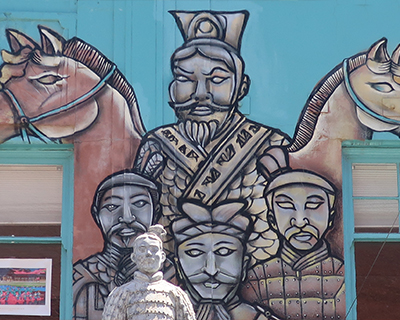 san francisco chinatown mural terra cotta warrior