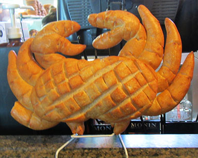 boudin bakery bread crab