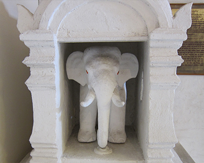 white elephant city arts cultural centre beaded elephant chiang mai thailand