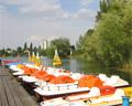 Boats at the Alte Donau
