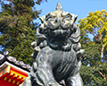 lion dog yasaka shrine
