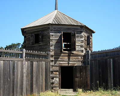 california fort ross blockhouse watchtower