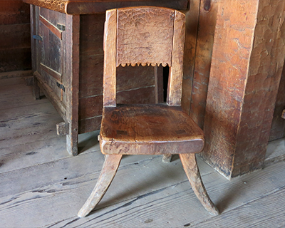 california fort ross handmade wooden chair