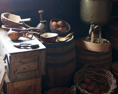 california fort ross officials quarters kitchen pantry