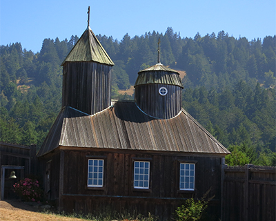 california fort ross russian orthodox chapel