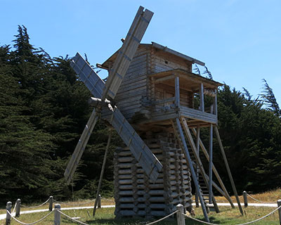 sonoma coast fort ross replica windmill