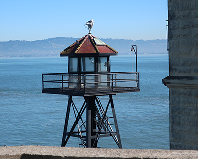 alcatraz guard tower