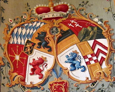 wittelsbach coat of arms nymphenburg palace