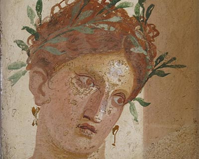 herculaneum portrait young woman naples museum