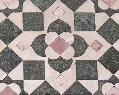 florence bell power campanile marble geometric patterns