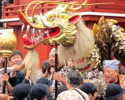 golden dragon dance asakusa