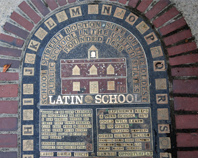 site latin school 1635 boston