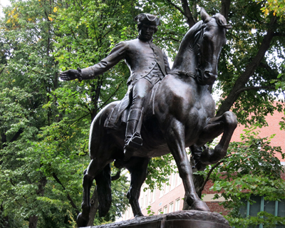 paul revere statue boston