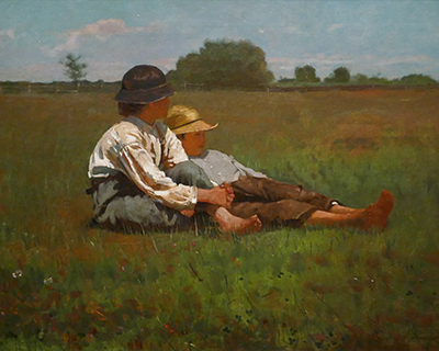 winslow homer boys in a pasture