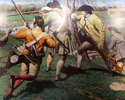 minute man national historical park mural battle road april 19 1775