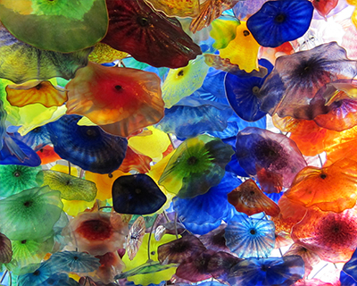 chihuly glass sculpture ceiling bellagio