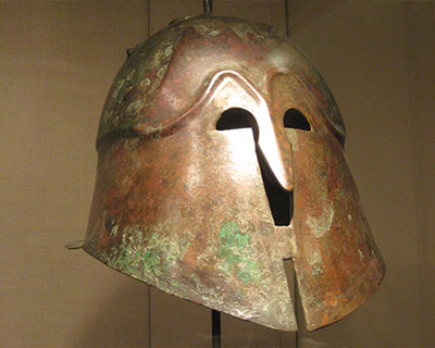 metropolitan museum of art ancient greek bronze helmet
