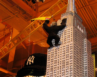 empire state building in LEGO