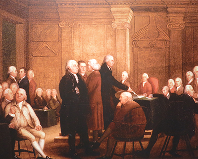 painting declaration of independence