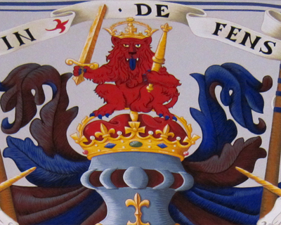stirling castle king outer hall scottish royal emblem