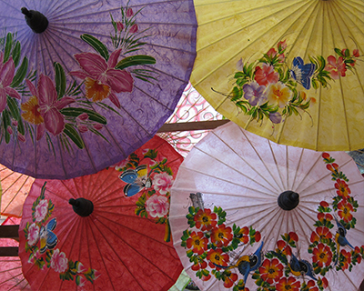 bosang umbrella village thailand