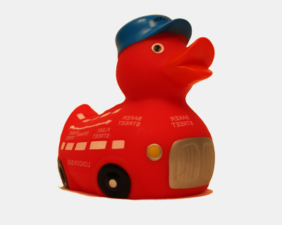 london red bus rubber duck