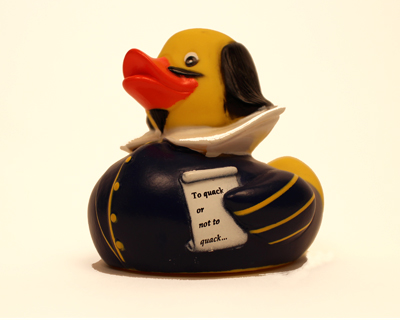 shakespeare rubber duck