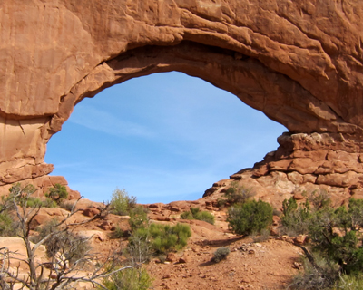 utah arches national park windows